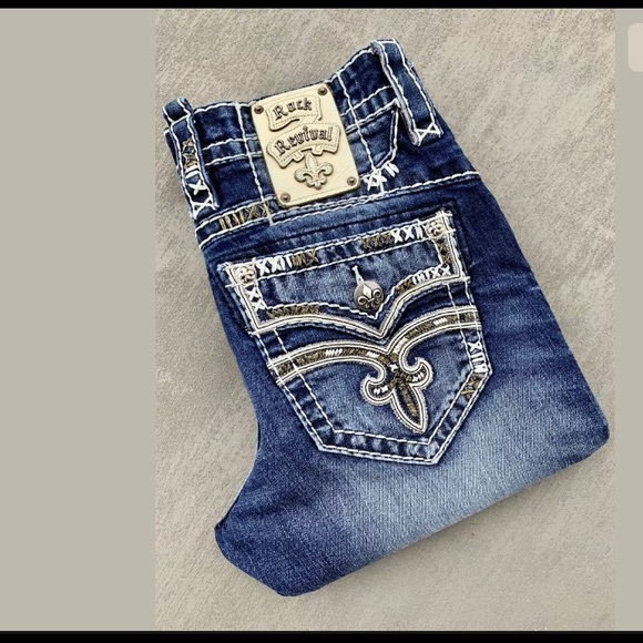 Rock Revival Other - ROCK REVIVAL Scorpius Slim Straight Blue Jeans